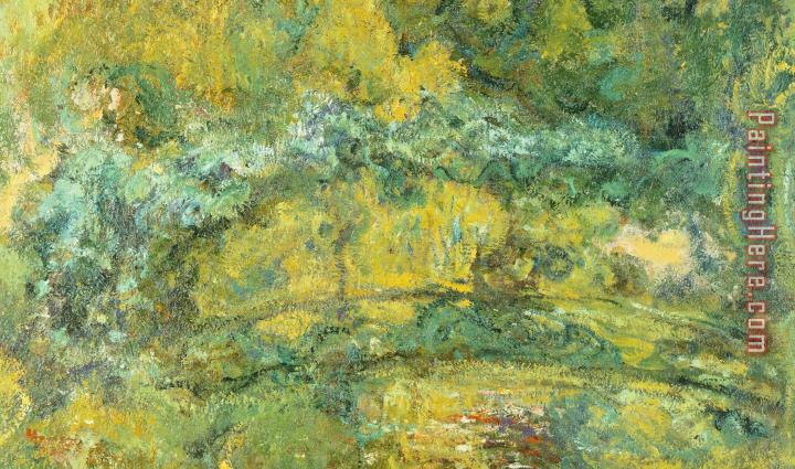 Claude Monet Passage On Waterlily Pond